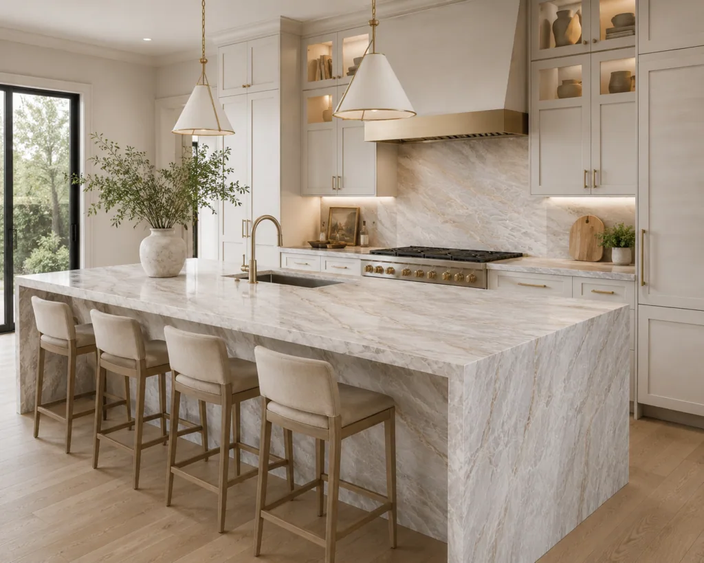 Project photograph published on the Austin Granite Direct website