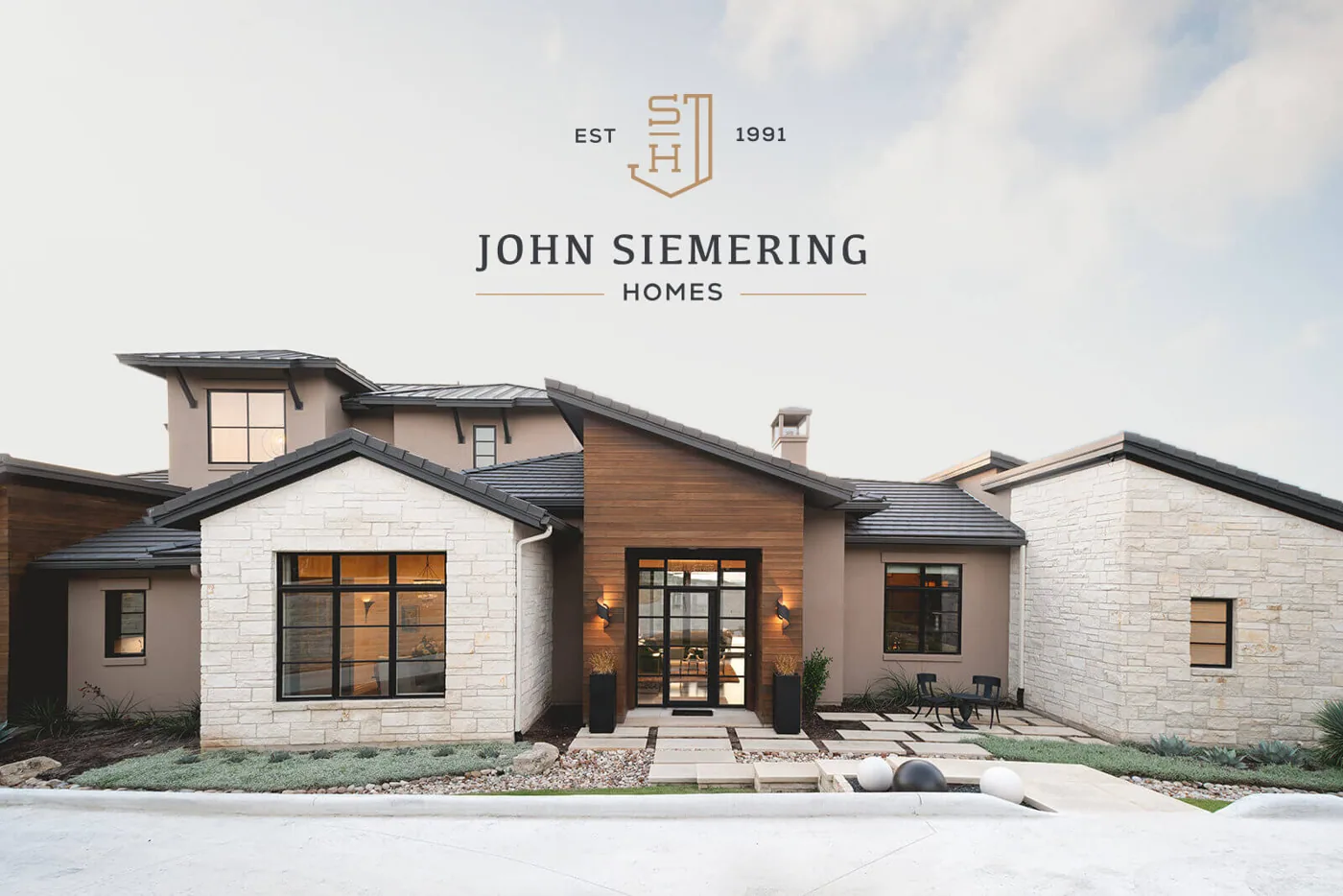 Project photograph published on the John Siemering Homes website