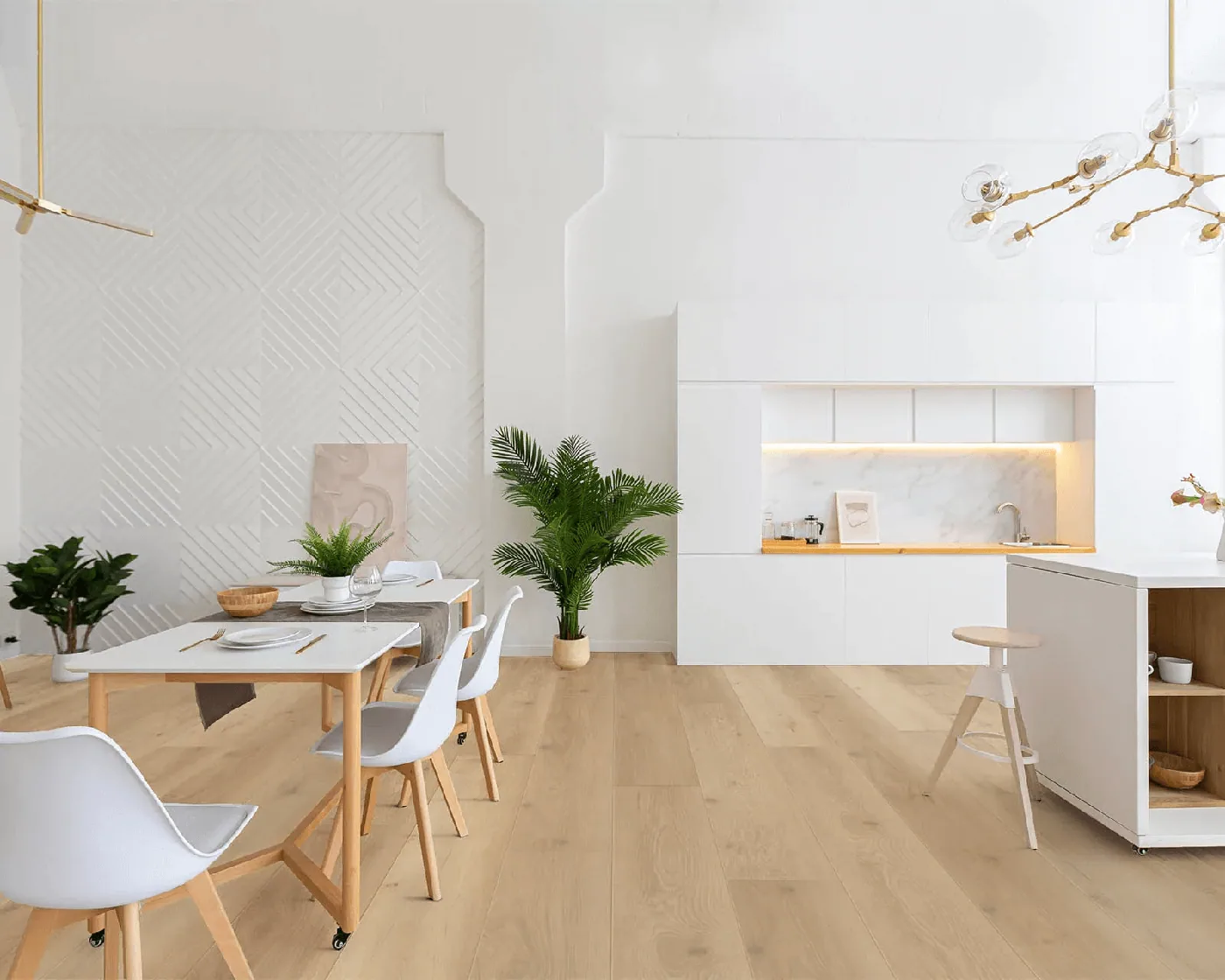 Project photograph published on the Millennium Hardwood Flooring website